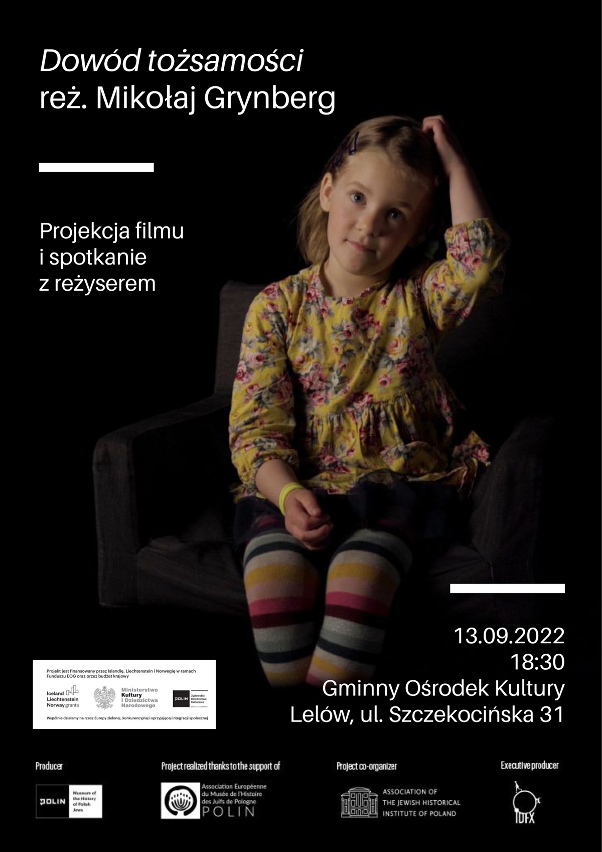 Projekcja filmu ''Dowód tożsamości'' w Gminnym Ośrodku Kultury w Lelowie